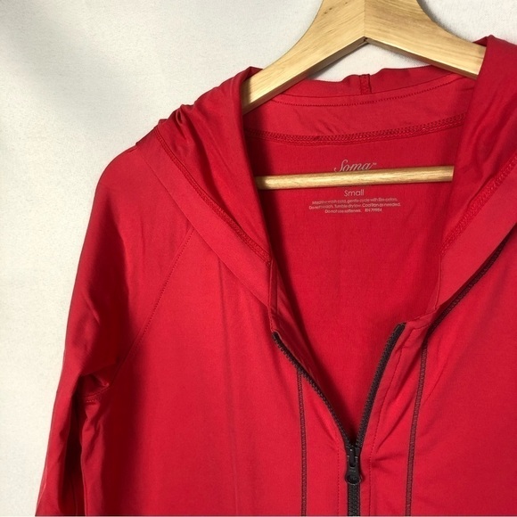 Soma Intimates Hot Pink Full Zip Athletic Jacket S - Picture 3 of 3